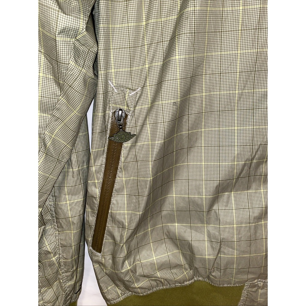 Vintage Nike Air Jordan Members Only Windbreaker Jacket Green/Checker Size XXLT - Picture 9 of 15